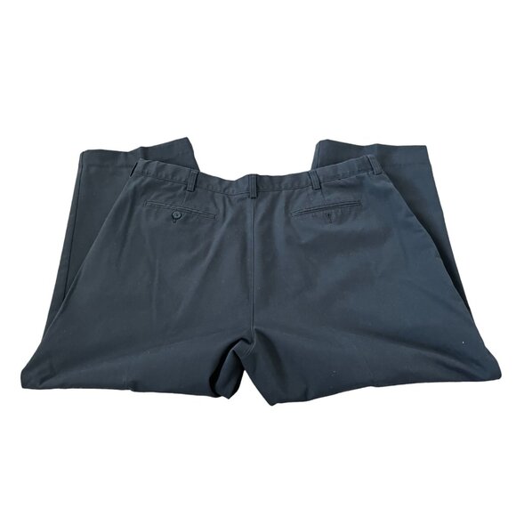 L L Bean Comfort Waist Mens Ankle Trouser Pants Blue Size 44x29 Straight Leg‎ - Picture 3 of 9